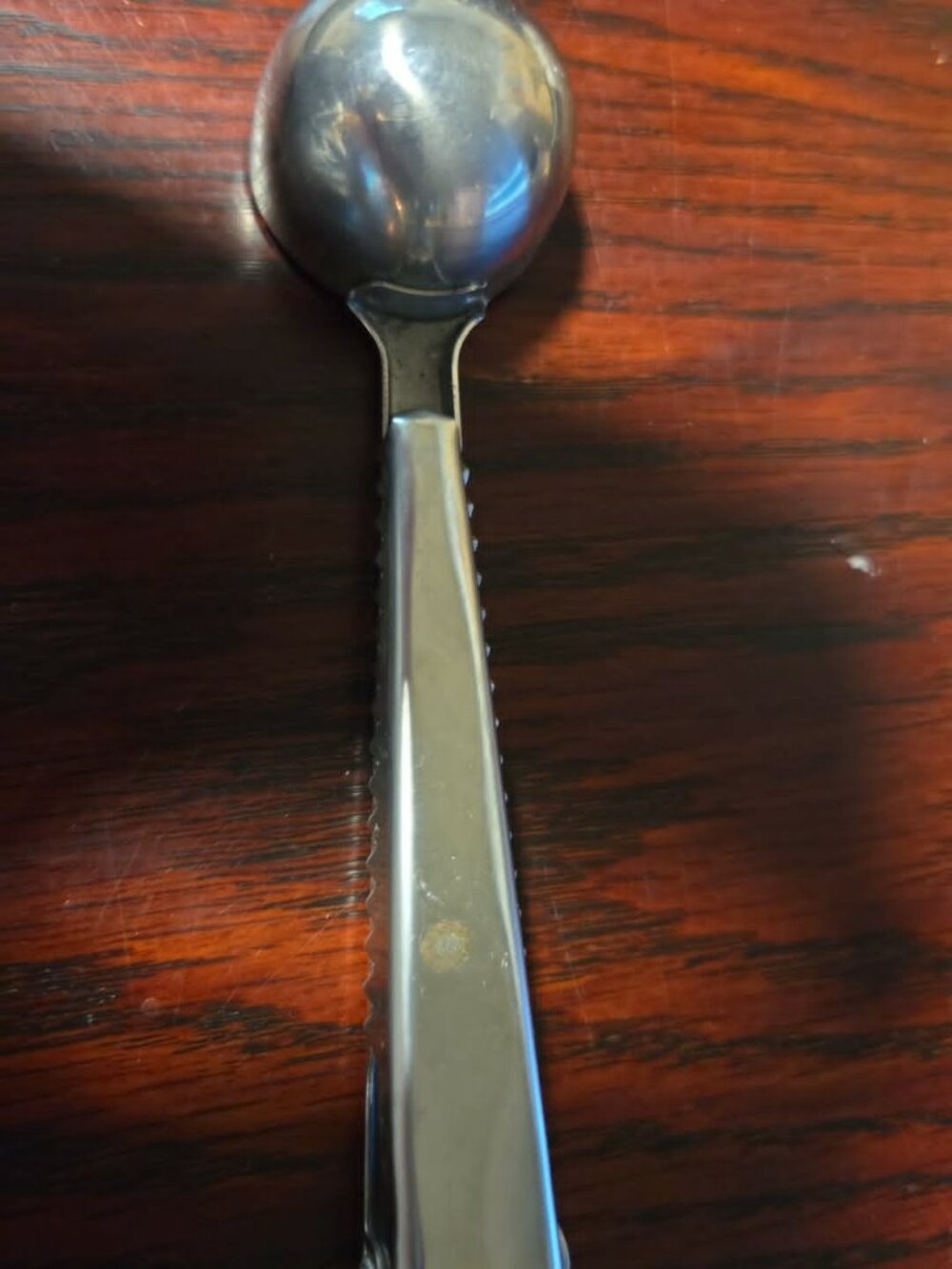 Stainless Steel 2-in-1 Coffee Scoop & Bag Clip OLD RARE VINTAGE KITCHEN TOOL